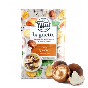 Bagietki Flint O Smaku Grzyby W Sosie Smetankowym, 60G - Krakersy - miniaturka - grafika 1