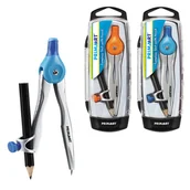 Przybory szkolne - Primart Cyrkiel metalowy z ołówkiem 359815 - miniaturka - grafika 1