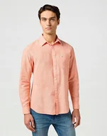 Koszule męskie - WRANGLER 1 PKT SHIRT FLAMINGO 112362752 S - miniaturka - grafika 1