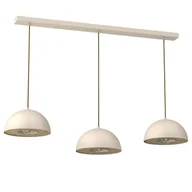 Lampy sufitowe - Beżowa, subtelna lampa wisząca nad stół LX 4538 z serii ELGUND - miniaturka - grafika 1