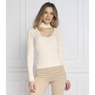 GUESS Sweter 1981 Ankle | Slim Fit - Swetry damskie - miniaturka - grafika 1