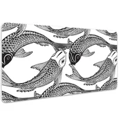 Podkładki na biurko - Podkładka na biurko Ryba Koi 100x50 cm - miniaturka - grafika 1