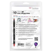 Kredki, ołówki, pastele i pisaki - Zestaw flamastrów Dual Brush Pen Galaxy, 10 sztuk - miniaturka - grafika 1