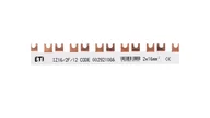 Inne akcesoria elektryczne - ETI POLAM Szyna łączeniowa widełkowa 2P 100A 16mm2 (12mod.) IZ162F12 002921066 002921066 - miniaturka - grafika 1