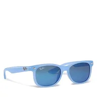 Okulary przeciwsłoneczne - Okulary przeciwsłoneczne dziecięce Ray-Ban 0RJ9052S 714855 Błękitny - miniaturka - grafika 1