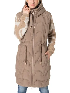 Timezone Kamizelka pikowana w kolorze beżowym - Kamizelki damskie - miniaturka - grafika 1