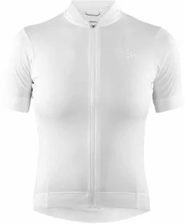 Koszulki rowerowe - Craft Essence Short-Sleeved Jersey Women, biały XL 2022 Koszulki kolarskie - grafika 1