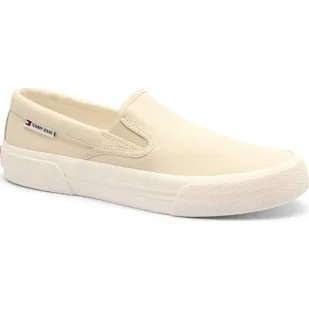 Tommy Jeans Slip on Canvas - Slip on męskie - miniaturka - grafika 1