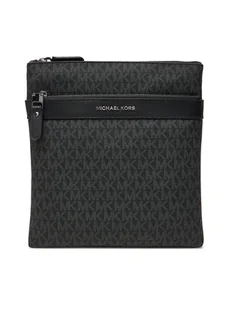 MICHAEL Michael Kors Saszetka Hudson 33T5LHDM1B Czarny - Nerki - miniaturka - grafika 1