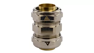 Łącznik metalowy prosty DN 32 do rur karbowanych Anaconda 32mm złączka z pierścieniem poliamidowym IP65 - Inne akcesoria elektryczne - miniaturka - grafika 1