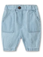 Spodenki dla niemowląt - Sanetta Kidswear Dżinsy w kolorze błękitnym - miniaturka - grafika 1