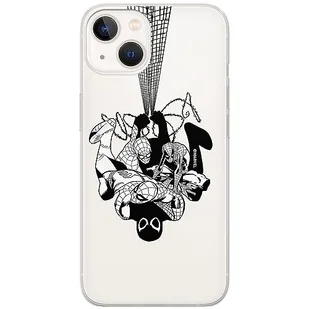ERT GROUP etui na telefon Iphone 13 MINI, case oryginalny i oficjalnie licencjonowany przez Marvel, wzór Spider Man 043, optymalnie dopasowane, plecki z TPU częściowo przeźroczyste - Etui i futerały do telefonów - miniaturka - grafika 1