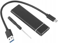 Obudowy i kieszenie na dyski twarde - Obudowa Dysku Ssd M2 Usb Typ C 3.0 Aluminiowa - miniaturka - grafika 1