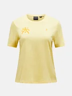 Koszulki i topy damskie - Koszulka PEAK PERFORMANCE Explore Graphic Tee Women ĹĽĂłĹ‚ty - miniaturka - grafika 1