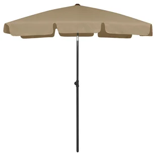 VidaXL Parasol plażowy, taupe, 180x120 cm 314722 VidaXL - Parasole ogrodowe - miniaturka - grafika 9