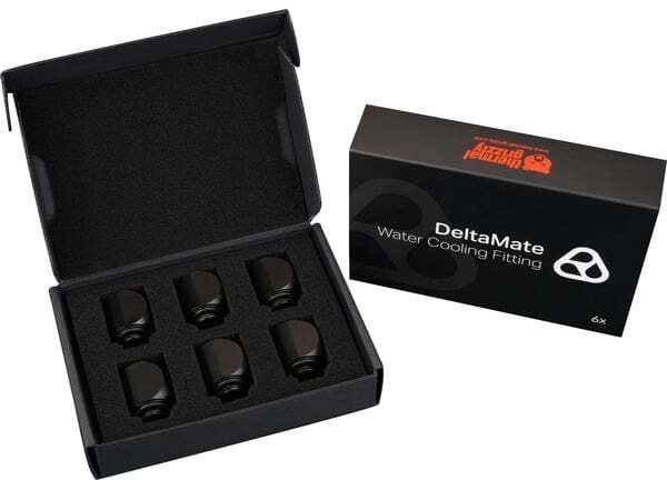 Thermal Grizzly DeltaMate Rotary - 90° Black 6-Pack