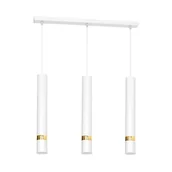 Lampy sufitowe - Milagro Lampa wisząca JOKER WHITE/GOLD 3xGU10 MLP6082 - miniaturka - grafika 1