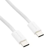Kable - Kabel USB-C PD100/240W Spacetronik 2m biały - miniaturka - grafika 1