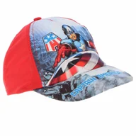 Czapki dla dzieci - Czapka dziecięca Avengers Nakrycie głowy Stylowa ochrona przeciwsłoneczna dla dzieci czerwona - miniaturka - grafika 1