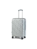 Walizki - ELLE Średnia Twarda Walizka Alors EL33HA.60.23 Srebrny - miniaturka - grafika 1