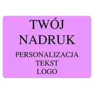 Akcesoria do pakowania - Etykieta Twój Nadruk Fioletowa 70X50Mm 20 Szt. - miniaturka - grafika 1