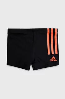 Kąpielówki dla chłopców - adidas Performance szorty kąpielowe dziecięce HD4743 kolor czarny - grafika 1