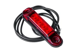 Lampa Obrysowa Led Horpol Slim Czerwona - Akcesoria do przyczep i kamperów - miniaturka - grafika 1