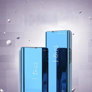 Clear View Case futerał etui z klapką Realme 9 Pro czarny - Etui i futerały do telefonów - miniaturka - grafika 3