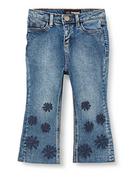 Spodnie i spodenki dla dziewczynek - Desigual Jeansy dziewczęce, niebieski, 13-14 Lata - miniaturka - grafika 1