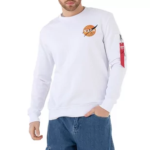 Bluza Alpha Industries NASA Davinci 13630309 - biała - Bluzy męskie Bluza Alpha Industries NASA Davinci 13630309 - biała - Bluzy męskie - miniaturka - grafika 1