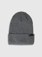 Czapki męskie - CZAPKA MĘSKA 4F ZIMOWA BEANIE Z OCPIELINĄ THINSULATE ACAPM673 L - miniaturka - grafika 1