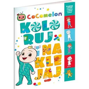 Harper Collins Polska / HarperKids Cocomelon. Koloruj i naklejaj - Pozostałe książki - miniaturka - grafika 1