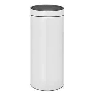 Brabantia Kosz na śmieci Touch Bin New 30l biały 115141 - Kosze na śmieci - miniaturka - grafika 1