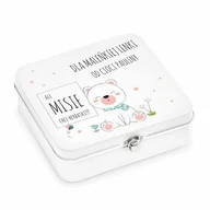 Zestawy upominkowe - Herbata zestaw herbat w metalowym pudełku z nadrukiem dla dziewczynki - miniaturka - grafika 1