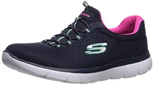 Skechers Trampki damskie Summits, Granatowy gorący różowy wielokolorowy, 38 EU - Trampki damskie - miniaturka - grafika 1