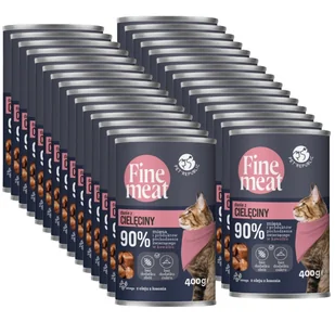 PetRepublic Fine Meat danie z cielęciny 30x400g dla kota - Mokra karma dla psów - miniaturka - grafika 1