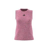 Koszulki sportowe damskie - Damski podkoszulek adidas  Match Tank Pink S - miniaturka - grafika 1