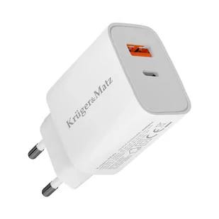 Ładowarka sieciowa Kruger&Matz dual USB z funkcją Power Delivery i Quick Charge - Ładowarki do telefonów - miniaturka - grafika 4