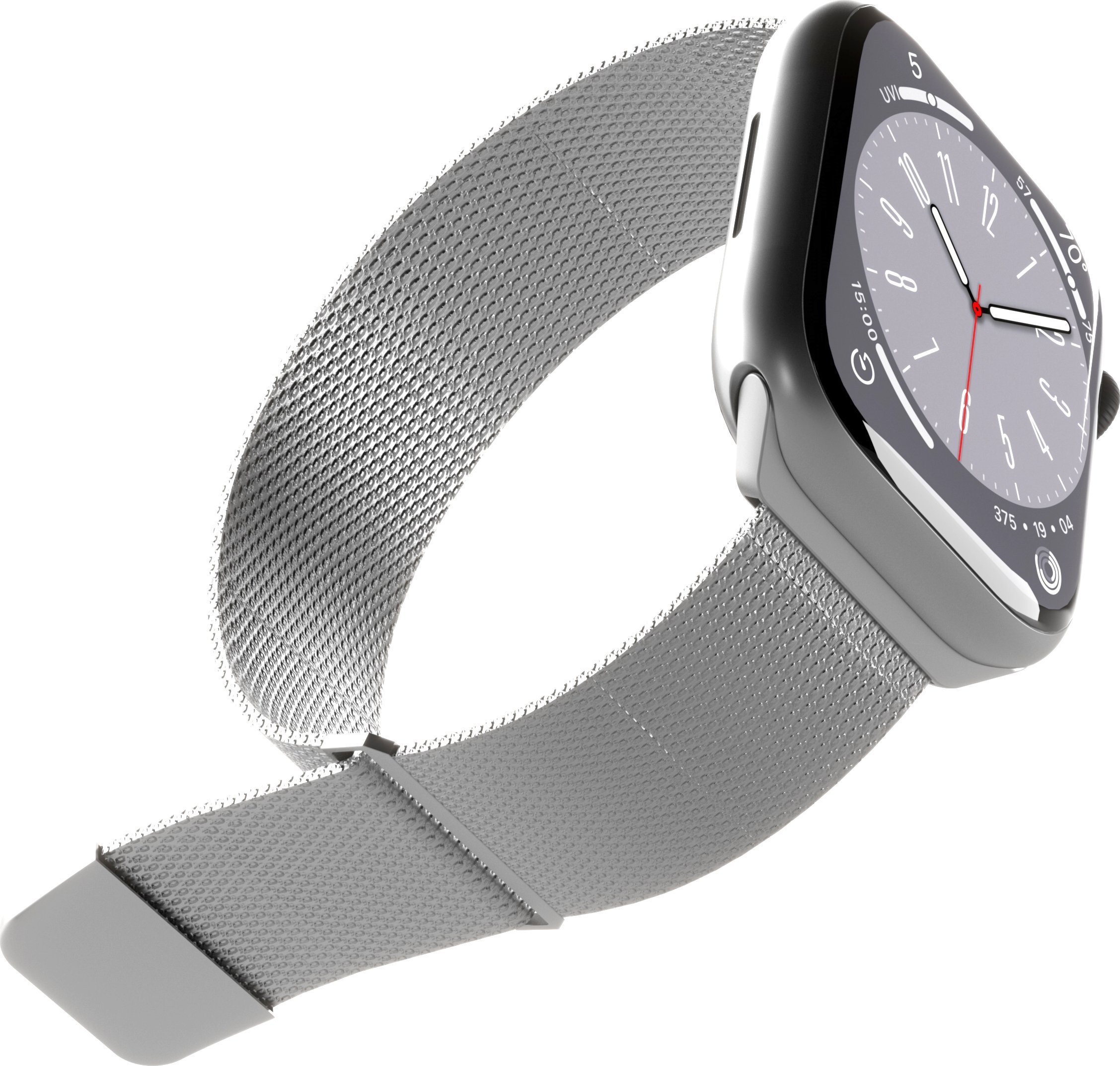 Puro Puro Milanese Magnetic Band - Pasek ze stali nierdzewnej do Apple Watch 38/40/41 mm srebrny