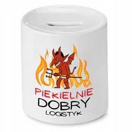 Skarbonki - Skarbonka Dla Trenera na Urodziny na Prezent z Nadrukiem ze Zdjęciem + Opakowanie na prezent (wzór 01) - miniaturka - grafika 1