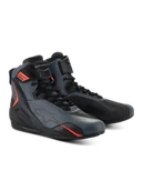 Buty motocyklowe - Buty Motocyklowe Alpinestars Faster-4 Czarny/Szary/Czerwony Fluorescencyjny39 - miniaturka - grafika 1