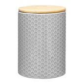 Pojemniki kuchenne - Pojemnik kuchenny Tuvo z bambusową pokrywką szary 1,1 l AMBITION - miniaturka - grafika 1