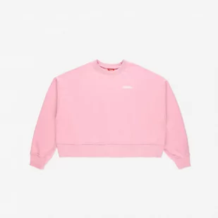 Damska bluza dresowa nierozpinana bez kaptura Prosto Crewneck Vera - różowa - PROSTO - Koszulki sportowe damskie - miniaturka - grafika 1