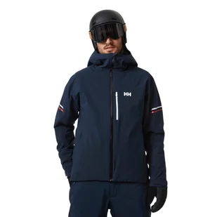 Męska kurtka narciarska Helly Hansen Swift Team Jacket Men navy - S - Kurtki narciarskie - miniaturka - grafika 1