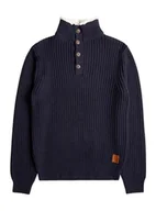 Swetry męskie - Quiksilver Kardigan BOULEVARD DES PLAGES UPD męski niebieski XL - miniaturka - grafika 1