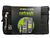 Zestawy kosmetyków męskich - DOVE MEN REFRESH Zestaw kosmetyków dla mężczyzn żel+deo+roll on+kosmetyczka - miniaturka - grafika 1
