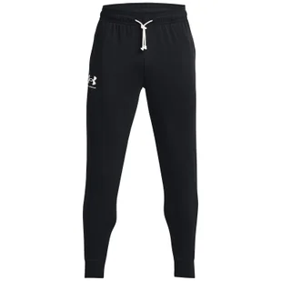 Męskie spodnie dresowe Under Armour Rival Terry Jogger Rozmiar: XL / Kolor: czarny - Spodnie sportowe męskie - miniaturka - grafika 1