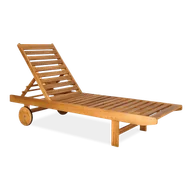 Leżaki ogrodowe - Leżanka Bahamas leżak ogrodowy drewniany regulacja - miniaturka - grafika 1