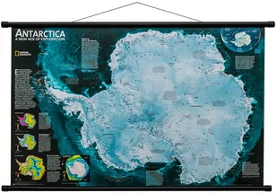 National Geographic, mapa ścienna Antarktyda, 1:9 200 000 - Mały naukowiec - miniaturka - grafika 1