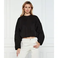 Bluzy damskie - Pinko Bluza MACEDONIA Cropped Fit - miniaturka - grafika 1